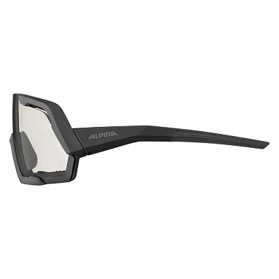 Превью  Велоочки ALPINA Rocket V Black Matt, Линзы: Varioflex Clear Lense No Mirror Cat.0-3 (A8677131)